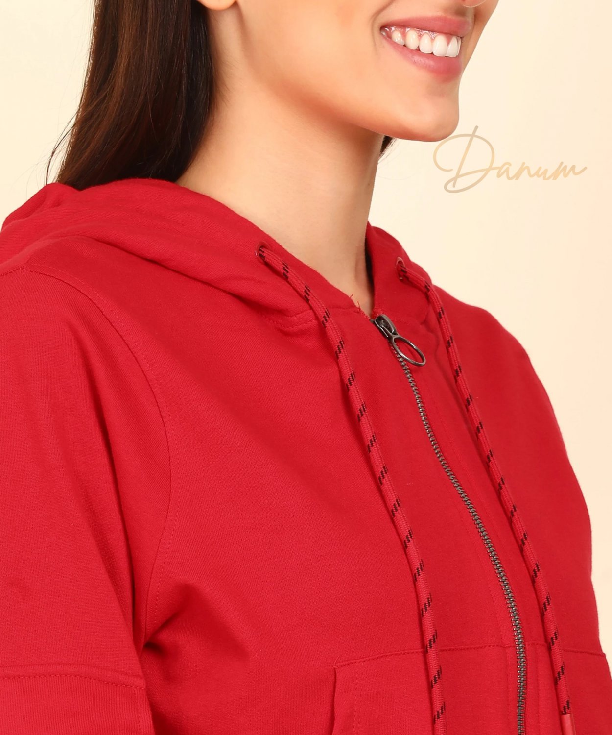 Red Sweatshirt for ladies