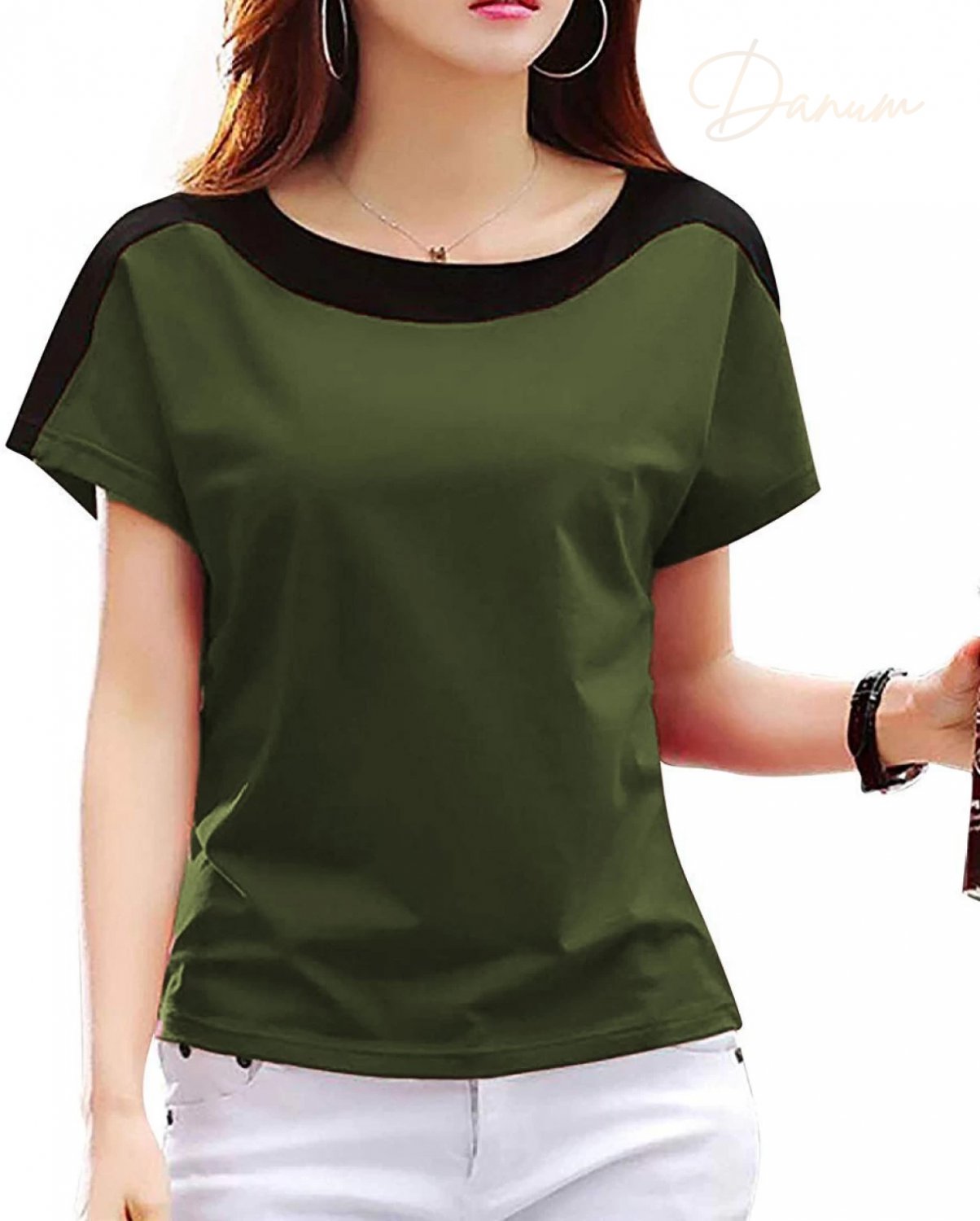 dark green shirt womens