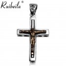 S925 Silver Cross Jesus Pendant