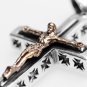 S925 Silver Cross Jesus Pendant