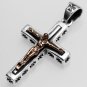 S925 Silver Cross Jesus Pendant