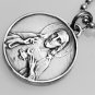 S925 Silver Coin Necklace Pendant for men and women