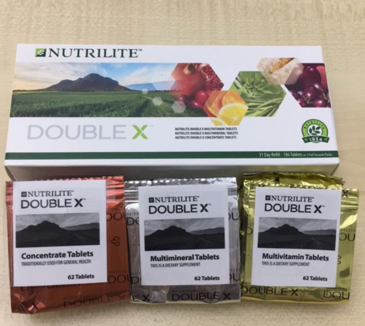 New Nutrilite Double X Vitamin Mineral Supplement 31 Days Tablet Refill