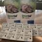 24 Tablets BAYER Dewormer Treatment for Cats Kittens Tape Hook Round Worms EXP 24