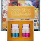 IMPROVED SATIN SKINZ ( AUTHENTIC 5X WHITENING & ANTI-AGING TABS ) 2 BOTTLES / PACKS