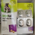 New BAYER Dog Tasty Bone Tablets Dewormer Treatment for Dogs Puppies EXP 2022