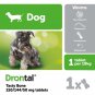 New BAYER Dog Tasty Bone Tablets Dewormer Treatment for Dogs Puppies EXP 2022