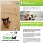 New BAYER Dog Tasty Bone Tablets Dewormer Treatment for Dogs Puppies EXP 2022