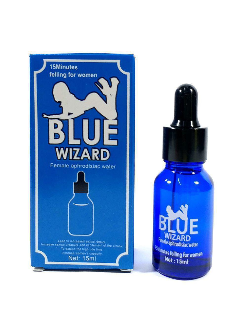 2 X BLUE WIZARD SEX DROP LIQUID APHRODISIAC WOMEN SEX LIFE ENHANCEMENT