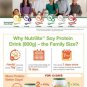 Nutrilite Soy Protein Drink 100% Plant Based Protein Formula Unsweetened 900g Express Shipping