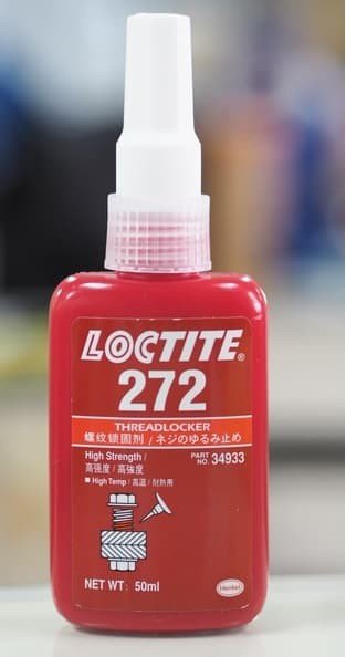 2 x Loctite 272 Threadlocker Red High Strength Best Ever Metal Adhesive 50 ml