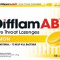 3 x Mix Flavor DIFFLAM AB Sore Throat Lozenges 12s Kill Bacteria Soothes Relieve Sore Throat