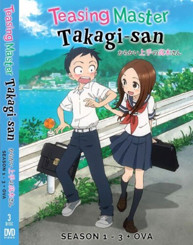 Teasing Master Takagi-san (Season 1-3 + OVA) DVD with English Dubbed