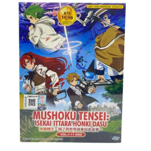 Mushoku Tensei : Isekai Ittara Honki Dasu Vo 1-11 End with English Dub and Sub