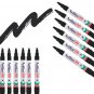 Artline 90 High Performance Black Permanent Marker Pen 2-5mm Chisel Tip | PK 12