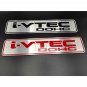 BLACK - METAL honda ivtec k20a K24a engine cover logo civic accord crv s9a fd2r tsx rsx