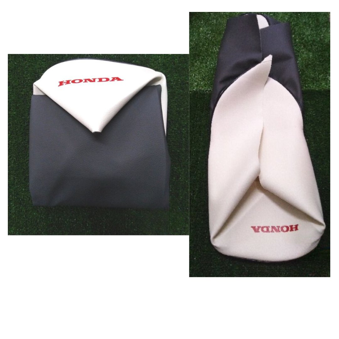 MOTORCYCLE SEAT COVER C50 C70 C90 HONDA PASSPORT CUB WHITE DARK GREY 620mm LONG