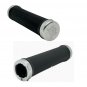 Vintage GT BMX Silver Lockring MTB Old School Handlebar Grips NOS FREE SHIPPING