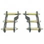 Front Rear Shackle Lift Kit Fit For Nissan Pickup Navara D40 05-15 Frontier