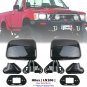 1 Pair Exterior Side Mirror Fit For Tyt Hilux Pickup LN106 LN107 1988-97