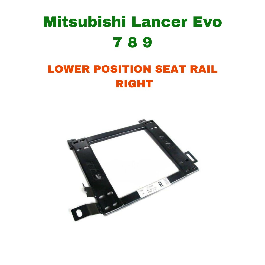 NEW! Front Right Lower Position Seat Rail|For Mitsubishi Lancer Evo 7 8 9