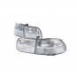 White Albino Rear Tail Light Lamp Fit For Honda Civic Hatchback EG EG6 EH 92-95
