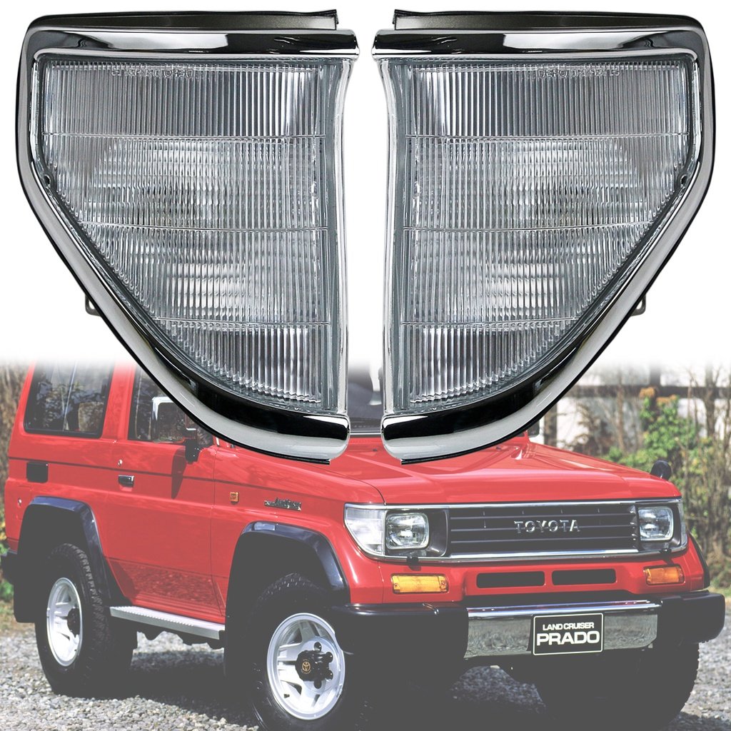 New Pair Corner Light Lamp For Toyota Land Cruiser LC2 LJ78 LJ79 KZJ78 1990-1996
