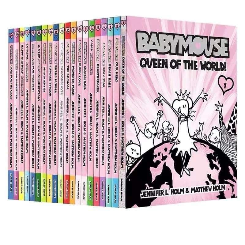 Complete Set - &atilde;��20 BOOKS Collection&atilde;�� Babymouse Books by Jennifer Holm DHL XPRESS