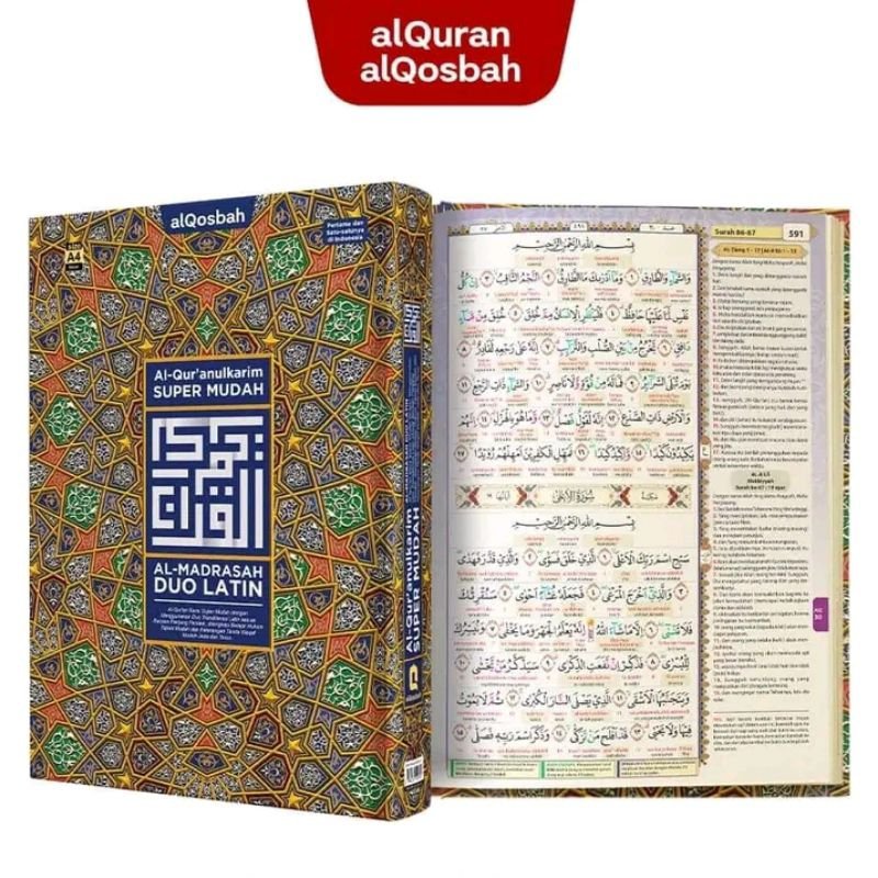 Super Easy Memorizing Kooran - Qor'an Al Madrasah Duo Latin A5 - Al Qosbah