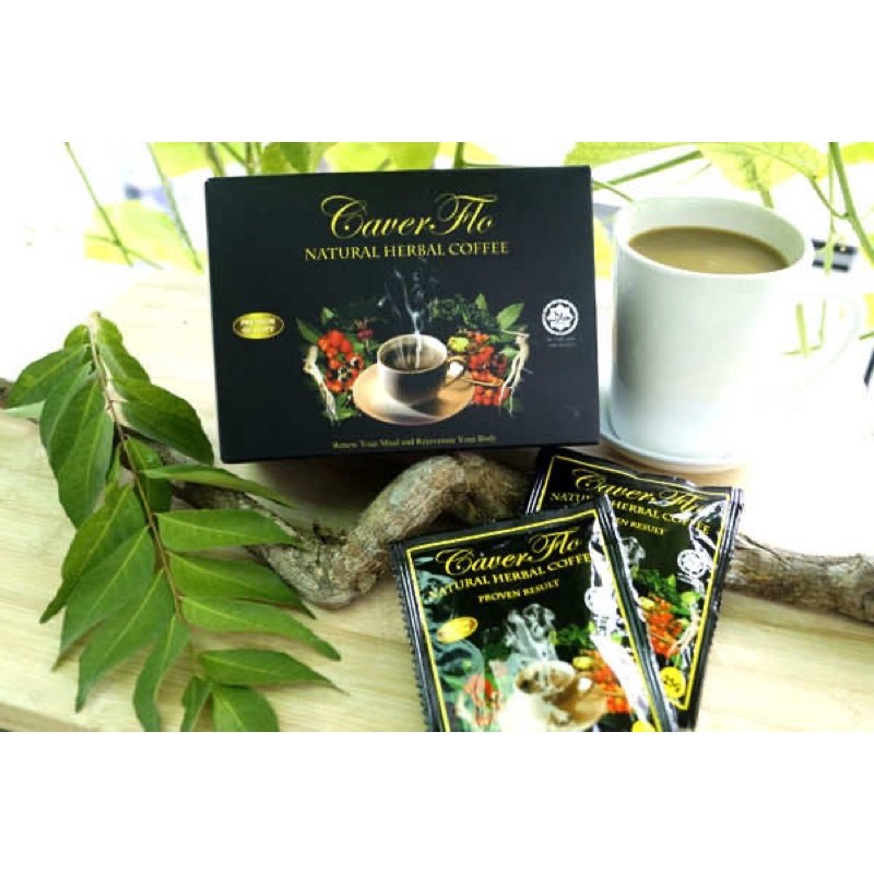 Caver Flo 2 x NEW Sealed Original Herbal Coffee *25g x 10 sachet*