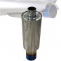 NEW HI POWER MUFFLER 3.5" HKS INSPIRED BLUE TIP - 2 INCH INLET FREE SHIPPING