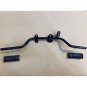Black Foot Rest Bar Step+Peg Set Fit HONDA C100 C102 CA100 C50 C65 C70 C90