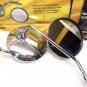 MIRROR 1 PAIR SHORT THREAD ROUND SHAPE Fit HONDA CUB C50 C65 C70 C90 CM90