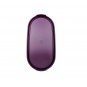 Tupperware Modular Mates MM Purple Dewberry Oval Storage Container Lid (2) Set
