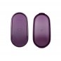 Tupperware Modular Mates MM Purple Dewberry Oval Storage Container Lid (2) Set