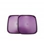 Tupperware Modular Mates MM Purple Dewberry Square Container Lid (2) Set 1623-8