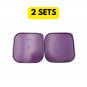 Tupperware Modular Mates MM Purple Dewberry Square Container Lid (2) Set 1623-8