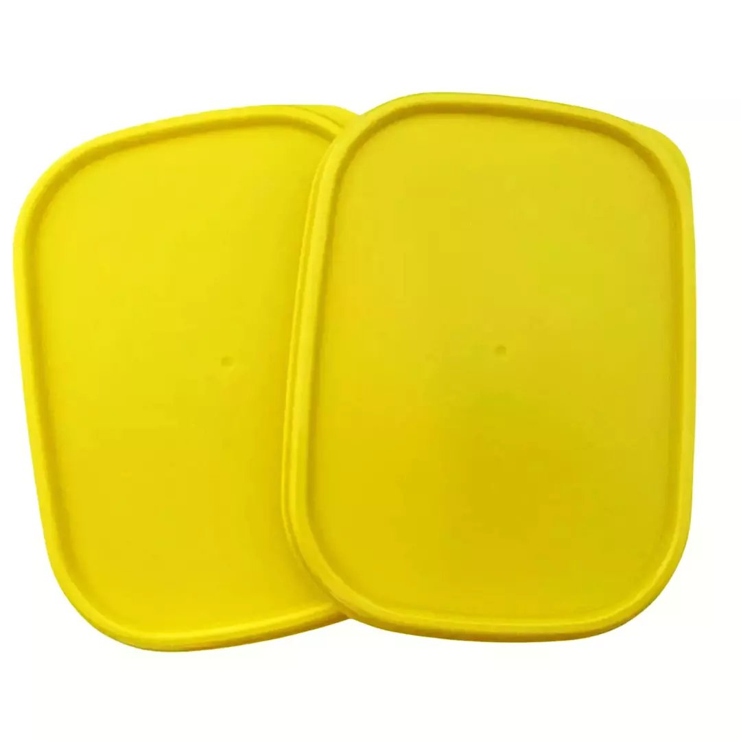 Tupperware Modular Mates MM Yellow Mini Rectangulars 850ml Seal Lid (1793-2)