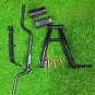 HONDA JAPAN C70 PASSPORT 70 MAIN STAND BLACK SET 1980 TO 1983 FREE SHIPPING