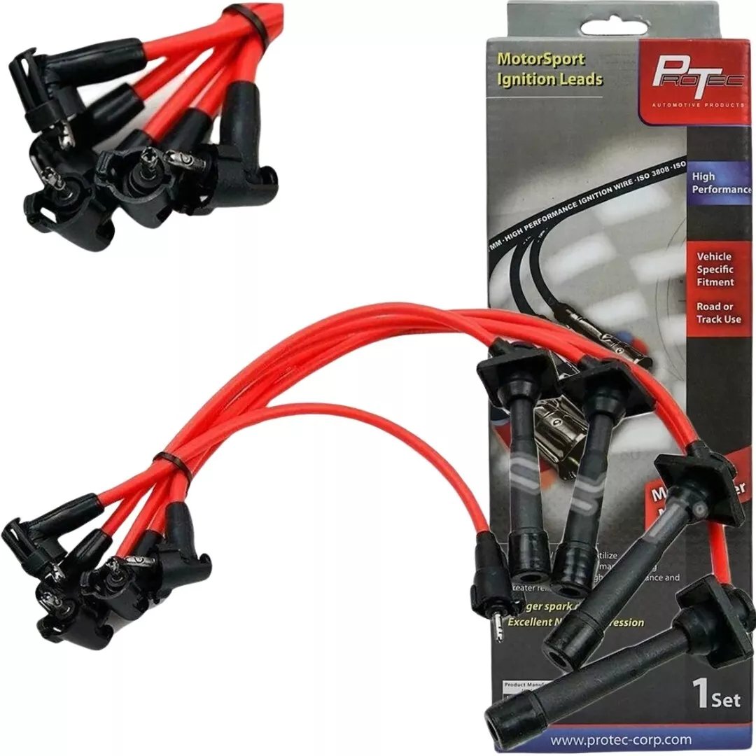 PROTEC Ignition Lead Plug Wire Fit For Toyota Starlet Turbo EP82 EP91 1.3L 4EFTE