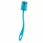 Tupperware Blue Eco Sport Water Bottle Plastic Tumbler Long Cleansing Brush Tool