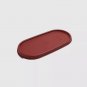 6 X New Tupperware Modular Mates Oval Replacement Top Lid Seal #1616 Dark Red