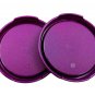 Tupperware Modular Mates MM Purple Dewberry Round Storage Container Lid (2) Set