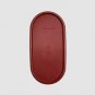 Tupperware Modular Mates Oval Replacement Top Lid Seal #1616 Dark Red Set of 2