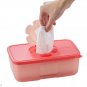 Tupperware Multi Color Tissue Paper Plastic Storage Box Container 1.7L