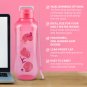 Tupperware Aquavibe Pink Beverage Fridge Water Tumbler Bottle 2.0L Straw Handle