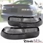Smoke White Rear Tail Light Lamp Fit For Honda Civic Sedan Coupe 1992-95 EG EG9