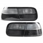 Smoke White Rear Tail Light Lamp Fit For Honda Civic Sedan Coupe 1992-95 EG EG9