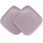 2 Tupperware Modular Mates Square Lid Pink Replacement Seal #1623