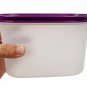 Tupperware Modular Mates MM Oval II 1.1L (2) Purple Food Storage Containers Set